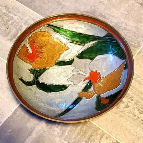 Solid Brass Closinet Small Decorative Bowl - Picture 1 of 4